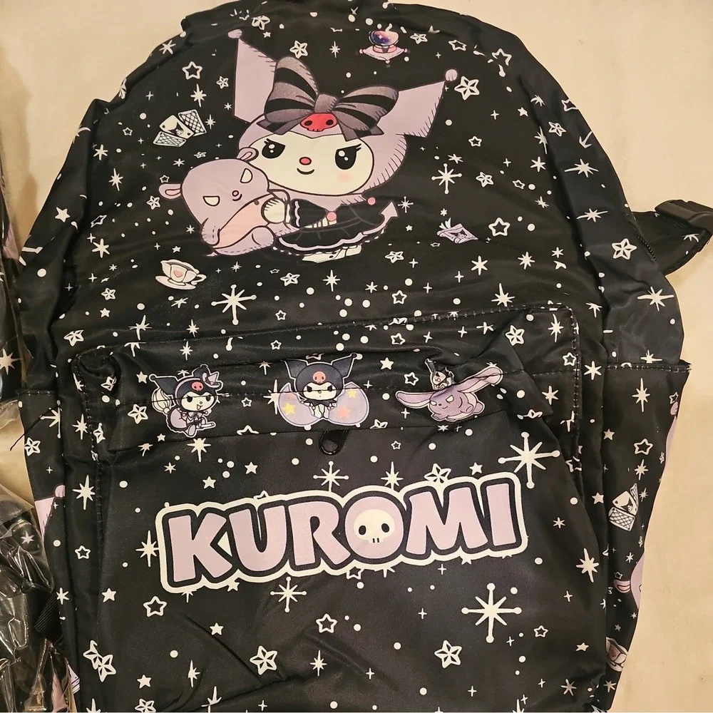 Colorful‎ Kuromi Cute Black Backpack Bag - New